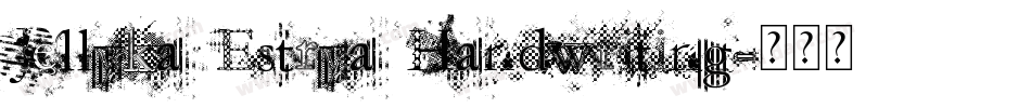 Jellyka_Estrya_Handwriting字体转换
