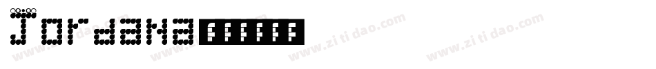 Jordana字体转换
