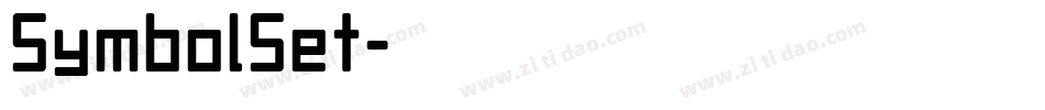 SymbolSet字体转换