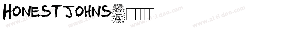 Honestjohns字体转换