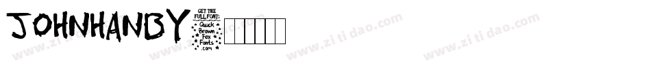 johnhanby字体转换