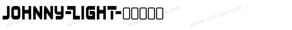 Johnny-Light字体转换