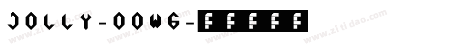 Jolly-OOw6字体转换
