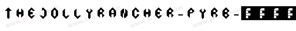 TheJollyRancher-PyrB字体转换