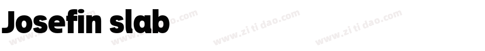 Josefin-slab字体转换