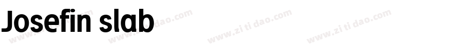 Josefin-slab字体转换