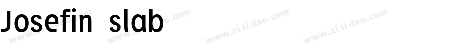 Josefin-slab字体转换