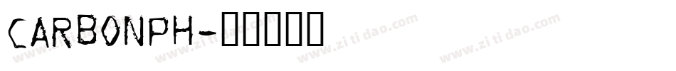 CARBONPH字体转换