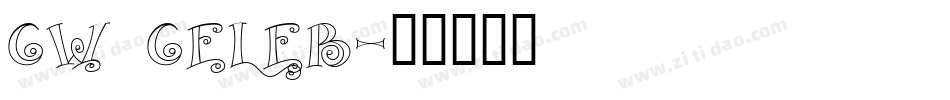 CW_CELEB字体转换