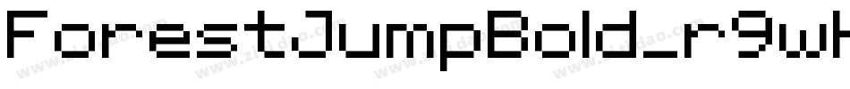 ForestJumpBold-r9wK字体转换