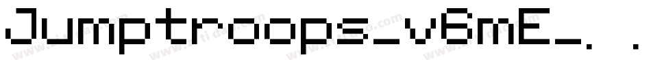 Jumptroops-v6mE字体转换