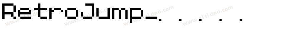 RetroJump字体转换