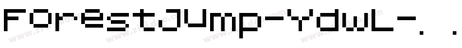 ForestJump-YdwL字体转换