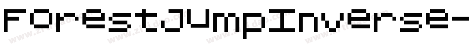 ForestJumpInverse-2RyX字体转换