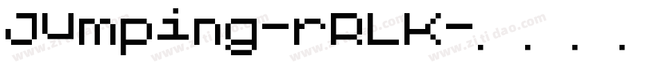 Jumping-rRLK字体转换