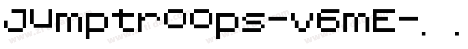 Jumptroops-v6mE字体转换