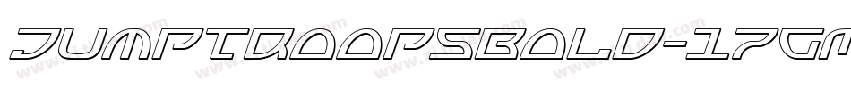 JumptroopsBold-17GM字体转换