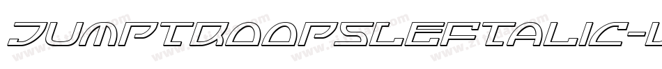 JumptroopsLeftalic-Kz7e字体转换
