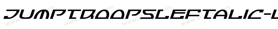 JumptroopsLeftalic-Kz7e字体转换