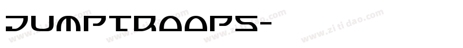 Jumptroops字体转换