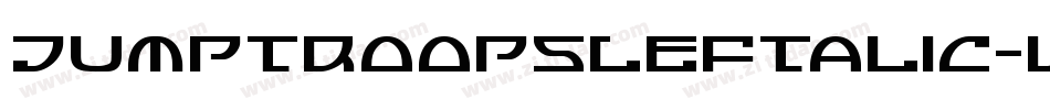 JumptroopsLeftalic-Kz7e字体转换