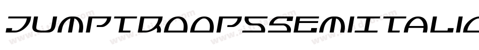JumptroopsSemiItalic-29OX字体转换