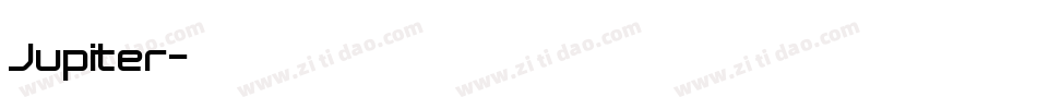 Jupiter字体转换