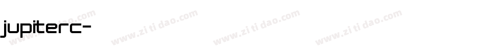 jupiterc字体转换