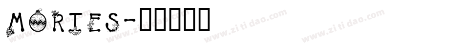 Mories字体转换