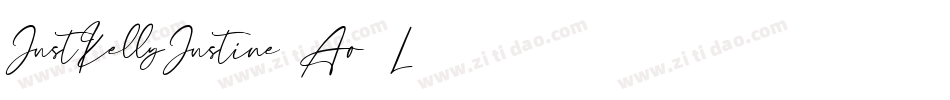 JustKellyJustine-Ao0L字体转换