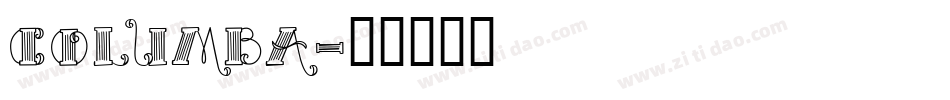 Columba字体转换