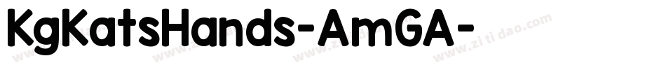KgKatsHands-AmGA字体转换