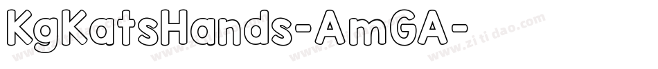 KgKatsHands-AmGA字体转换