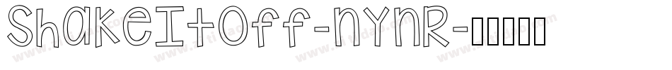 ShakeItOff-nynR字体转换