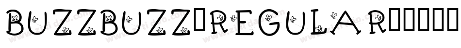BuzzBuzz-Regular字体转换