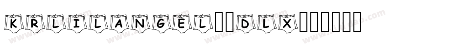 KrLilAngel-4dLx字体转换