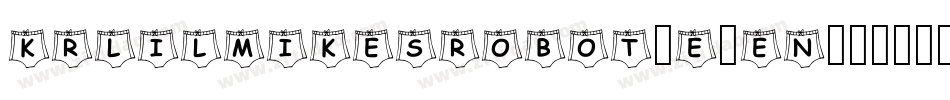 KrLilMikesRobot-E8En字体转换