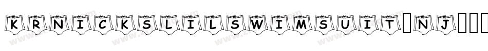 KrNicksLilSwimsuit-nj11字体转换