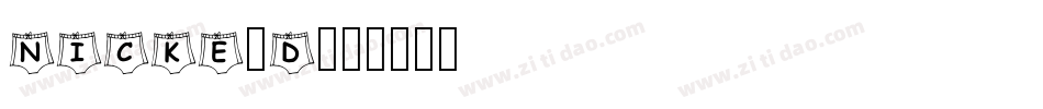 nicke3d字体转换