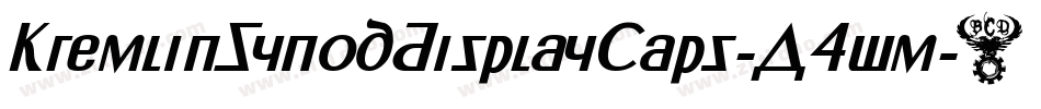 KremlinSynodDisplayCaps-A4wm字体转换 KremlinSynodDisplayCaps-A4wm字体转换