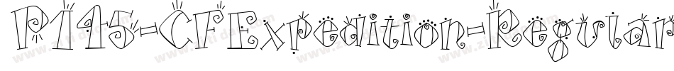 P145-CFExpedition-Regular字体转换