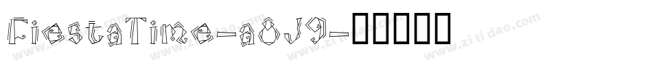 FiestaTime-a8J9字体转换
