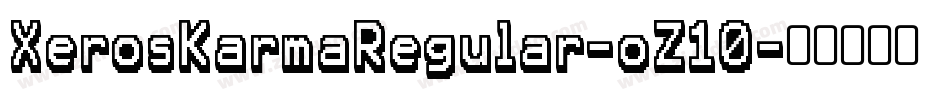 XerosKarmaRegular-oZ10字体转换