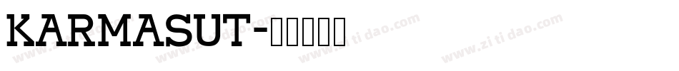 KARMASUT字体转换
