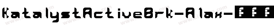 KatalystActiveBrk-A1ax字体转换 KatalystActiveBrk-A1ax字体转换