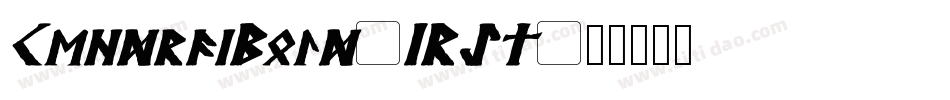 KehdraiBold-1RY2字体转换
