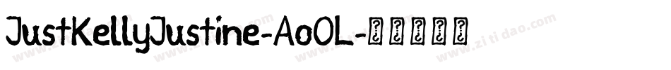 JustKellyJustine-Ao0L字体转换