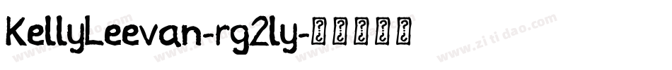 KellyLeevan-rg2ly字体转换
