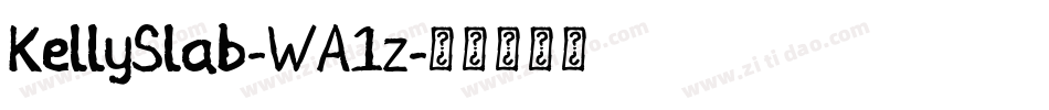 KellySlab-WA1z字体转换