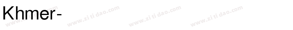 Khmer字体转换